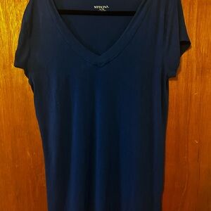 Merona XL Navy blue shortsleeved top